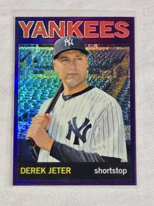 Derek Jeter 2013 Topps Finest Refractor Purple SP #HC2 - New York Yankees Baseball Card