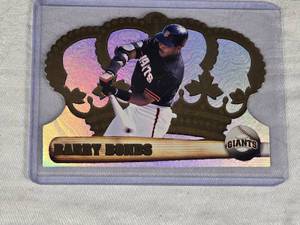 Barry Bonds 1998 Pacific Crown Royale Die Cut #121 - San Francisco Giants Baseball Card