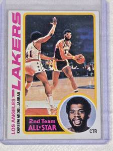Kareem Abdul-Jabbar 1978 Topps #110 - Los Angeles Lakers Vintage Basketball Card