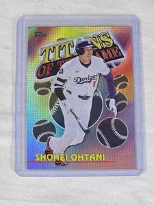 Shohei Ohtani 2026 Topps Titans of the Game Foil Insert TOG-1 - Los Angeles Dodgers Baseball Card
