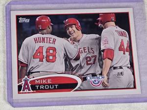 Mike Trout 2nd Year 2012 Topps Opening Day #85 - Los Angeles Angels Baseball Card