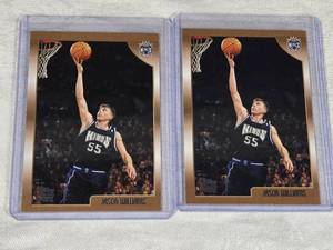 Lot of 2 Jason Williams Rookie Cards - Sacramento Kings