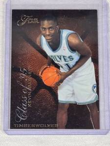 Kevin Garnett Rookie 1995 Flair Class of 95 #1 - Minnesota Timberwolves Basketball Card