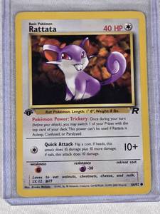Pokemon Rattata 1999 Wizards 1st Edition #6682