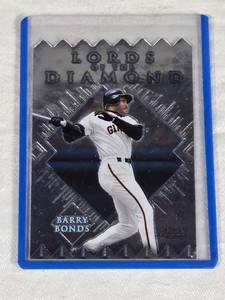 Barry Bonds 1999 Topps Chrome Lords of the Diamond Die Cut Insert #LD9 - San Francisco Giants Baseball Card