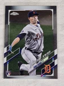 Tarik Skubal Rookie 2021 Topps Chrome Rookie Debut #USC82 - Detroit Tigers Baseball Card