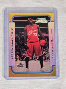 REPRINT LeBron James Rookie 2003 Bowman Chrome Refractor #123 - Cleveland Cavaliers Basketball Card