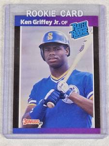 Ken Griffey Jr. Rookie 1989 Donruss Rated Rookie #33 - Seattle Mariners Baseball Card