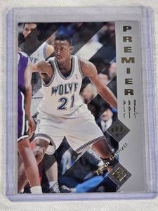 Kevin Garnett Rookie 1995 Upper Deck Premier Prospects #3 - Minnesota Timberwolves Basketball Card