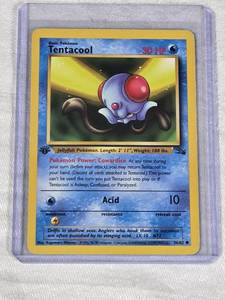 Tentacool 1st Edition Pokemon Card 1999 Wizards