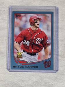 Bryce Harper Rookie Cup Blue 2013 Topps #1 - Washington Nationals Baseball Card