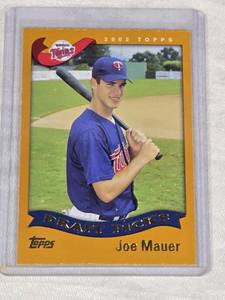 Joe Mauer Rookie 2002 Topps Draft Picks #622 - Minnesota Twins Baseball Card