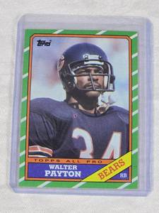 Walter Payton 1986 Topps #11 - Chicago Bears Vintage Football Card