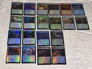Lot of 20 Magic The Gathering Foil Trading Card Lot