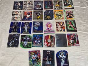 Lot of 27 Stars and Hall of Famers Football Cards Featuring Players Like Dan Marino, Aaron Rodgers, and Joe Montana