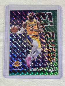 LeBron James 2022-23 Panini Mosaic Elevate Prizm Insert #4 - Los Angeles Lakers Basketball Card