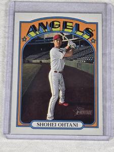 Shohei Ohtani 2021 Topps Heritage #245 - Los Angeles Angels Baseball Card