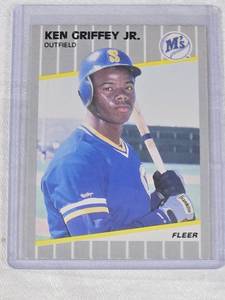 Ken Griffey Jr. Rookie 1989 Fleer #548 - Seattle Mariners Baseball Card