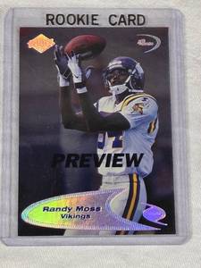 Randy Moss Rookie 1998 Collectors Edge Odyssey Preview #242 - Minnesota Vikings Football Card