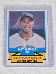 Gary Sheffield RARE Rookie 1989 CMC Future Star #14 - Denver Zephyrs Baseball Card
