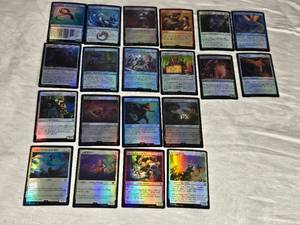 Lot of 20 Magic The Gathering Foil Card Collection