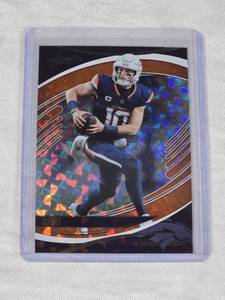 Bo Nix Rookie Foil 2025 Panini Absolute Football #65 and Numbered 531825 - Denver Broncos Football Card