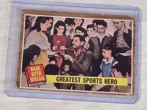 Babe Ruth 1962 Greatest Sports Hero Topps #143 - New York Yankees Vintage Baseball Card
