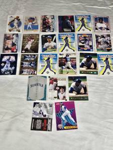Lot of Ken Griffey Jr. Baseball Cards Featuring Various Brands and Special Editions