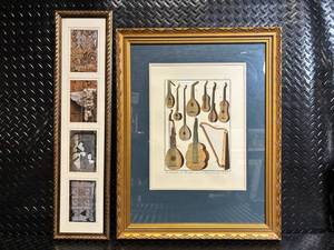 Framed Print Pair Instruments De Musique Anciens Et Modernes & Architectural Panels