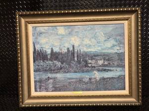Claude Monet 1840-1926 Framed Impressionist Landscape Reproduction