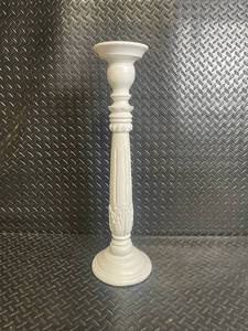 Turned-Wood Pedestal Plant Stand - 28-30 Inches Tall