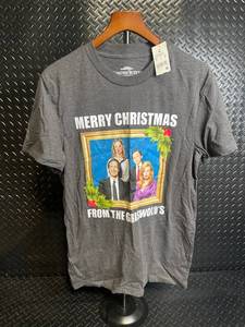 National Lampoons Christmas Vacation T-Shirt - Merry Christmas From The Griswolds Charcoal Heather