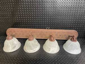 Industrial 4-Light Pendant Fixture with Frosted Glass Globes and Rope Details
