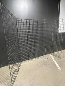 Metal Wire Grid Display Panels - Assorted Sizes for Backdrops and Partitions