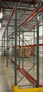 Industrial Pallet Rack System Components - Uprights, Beams & Base Plates