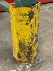 (27) Industrial Guard Post with Base Plates and Floor Anchor Bolts