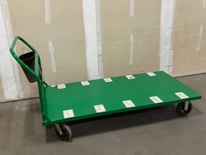 Platform Cart - Steel Flatbed with Four Swivel Casters