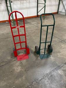 ULINE H-1786 Steel Hand Trucks (Lot of 2)
