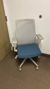 Ergonomic Office Chair with Mesh Back and Padded Armrests