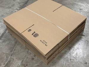 Bundle of 25 Liberty Packaging 14x14x12 Cardboard Boxes- Single-Wall Corrugated