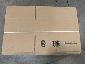 (25) Count of Stack of Corrugated Cardboard Boxes 17.25 x 11.25 x 6