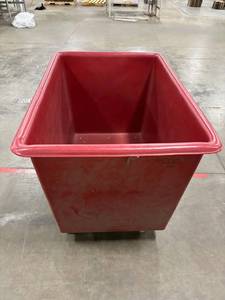 ULINE Poly Box Truck Bin with Wheels