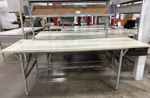 Heavy-Duty Industrial Work Tables - Laminated Top, Steel Frame