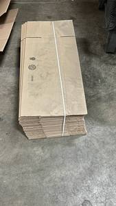 (18) Cardboard Boxes 24x8x5