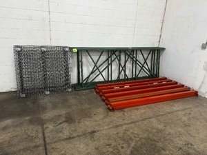 Empty Warehouse Pallet Racking (Racking will be disassembled for pick up)