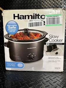 Hamilton Beach Slow Cooker - 3 Quart Open Box
