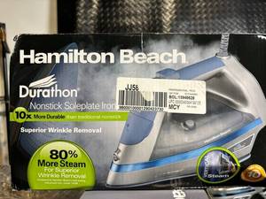 Hamilton Beach Durathon Nonstick Soleplate Iron Model 19910 Open Box