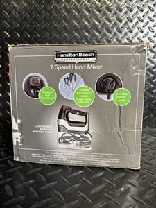 Hamilton Beach 7-Speed Hand Mixer & Flex Brew 5-in-1 Coffee Maker Open Box