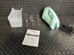 Hamilton Beach Hand Mixer with 2 Whisks & 2 Beaters - Open Box, Not Sealed