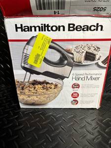 Hamilton Beach 6-Speed Hand Mixer with Bowl Rest - Open Box